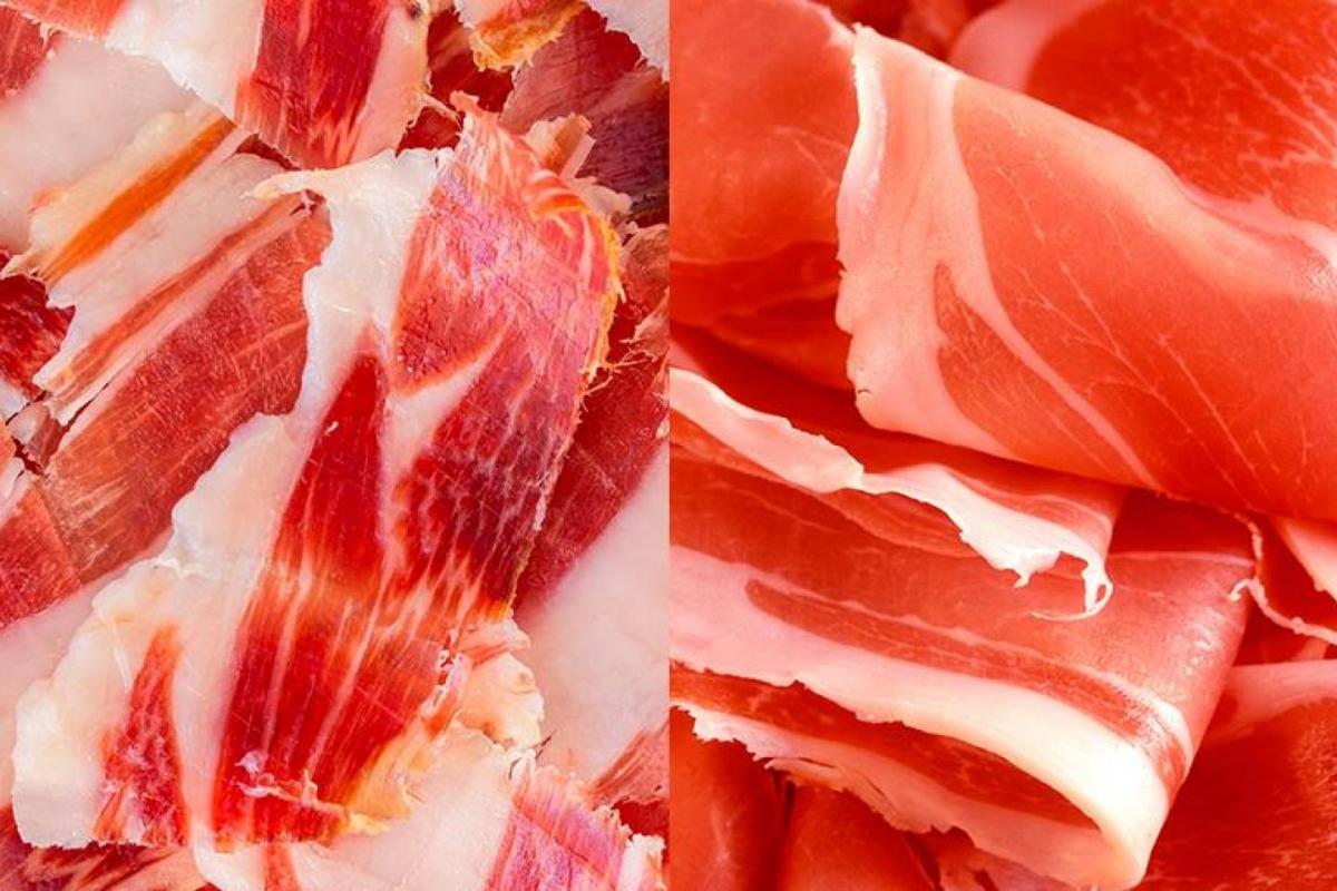 Jamón Ibérico y Prosciutto di Parma