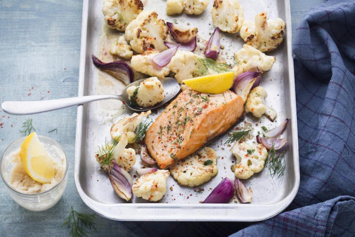 Salmón al horno