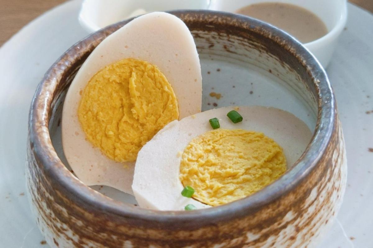 Huevo duro vegano