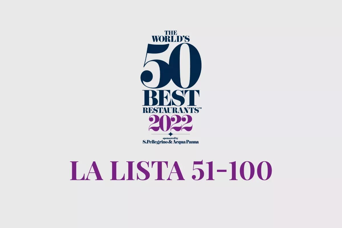 The World's 50 Best Restaurants 2022: publicada la lista del 51 al 100