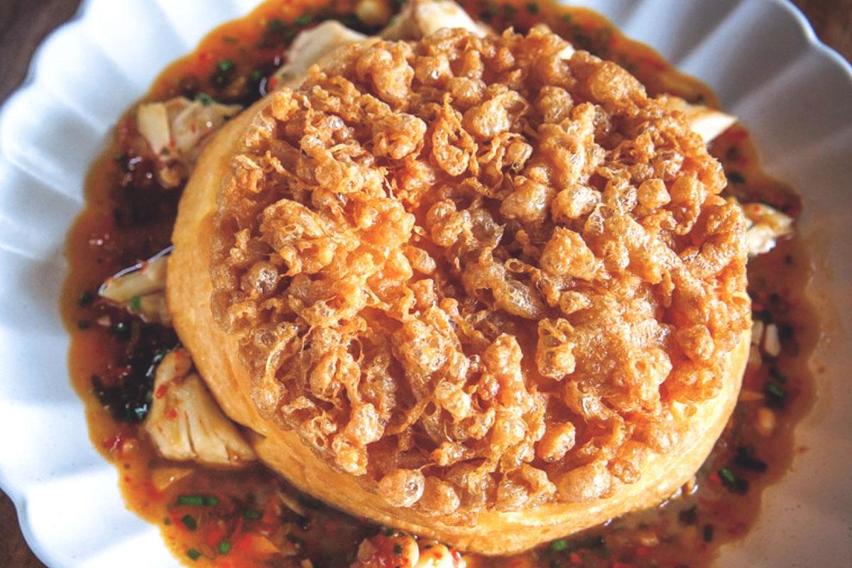 khai jiao, tortilla tailandés