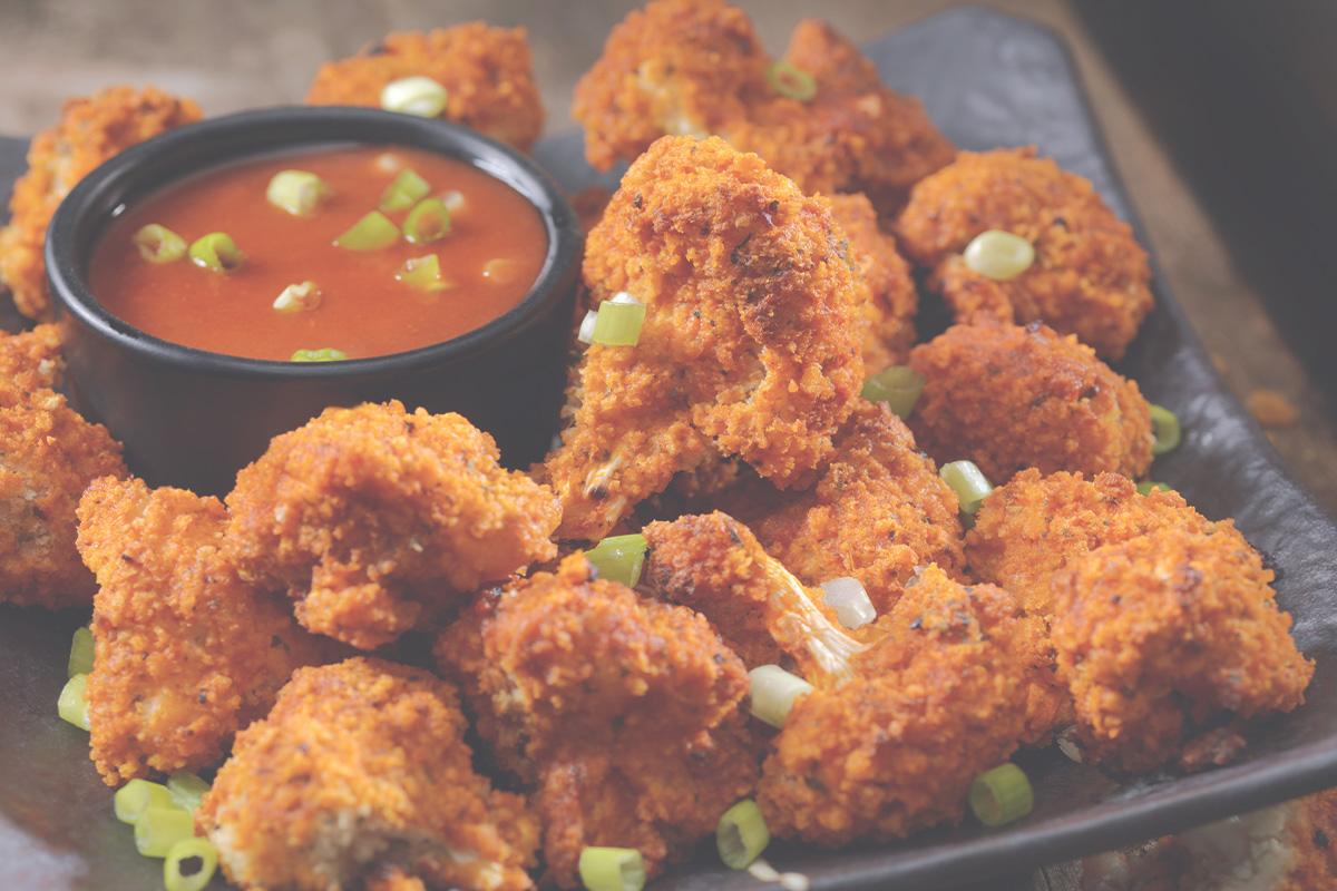 Alitas de pollo fritas