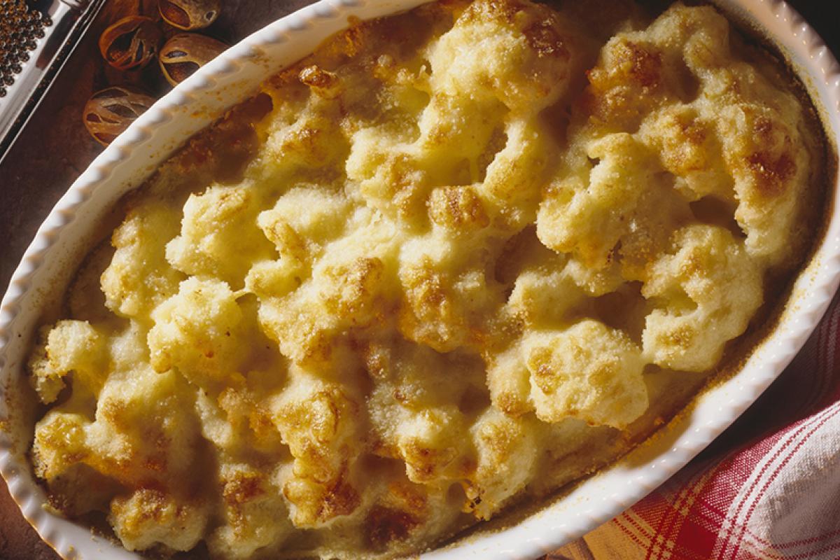 Coliflor gratinada
