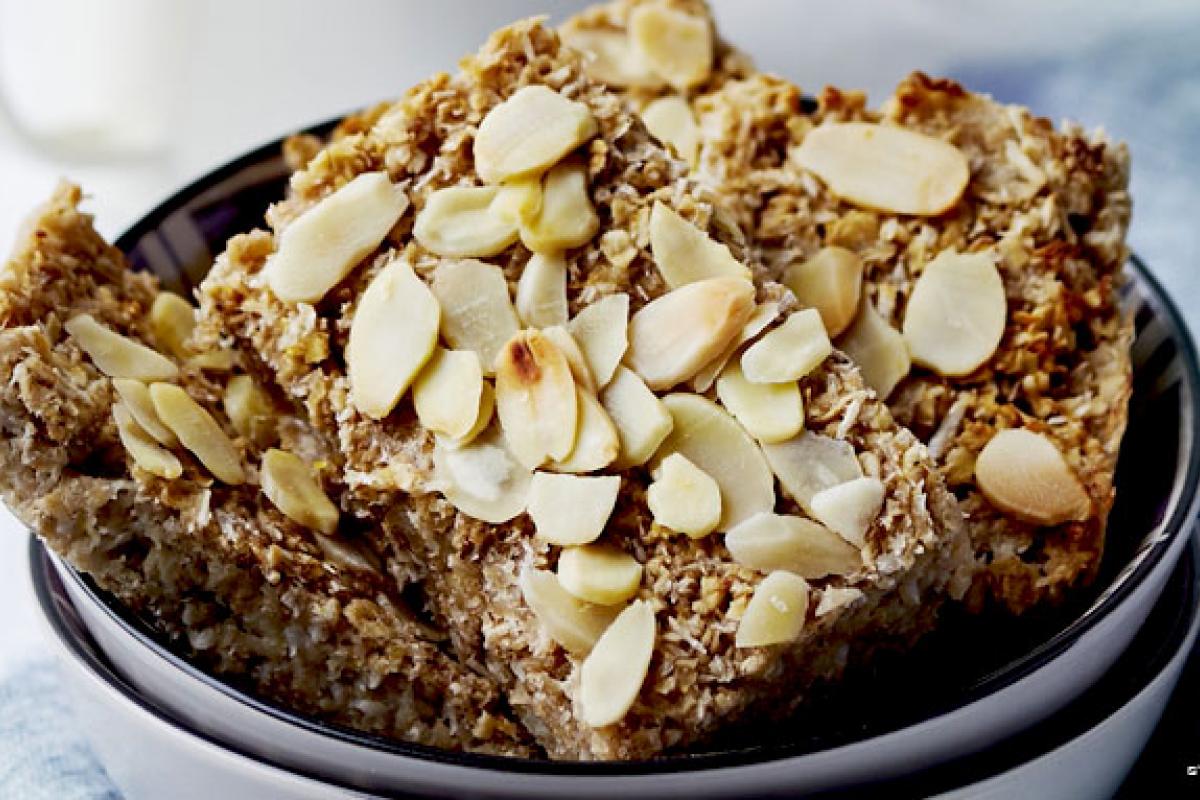 Flapjacks sin azúcar ni mantequilla