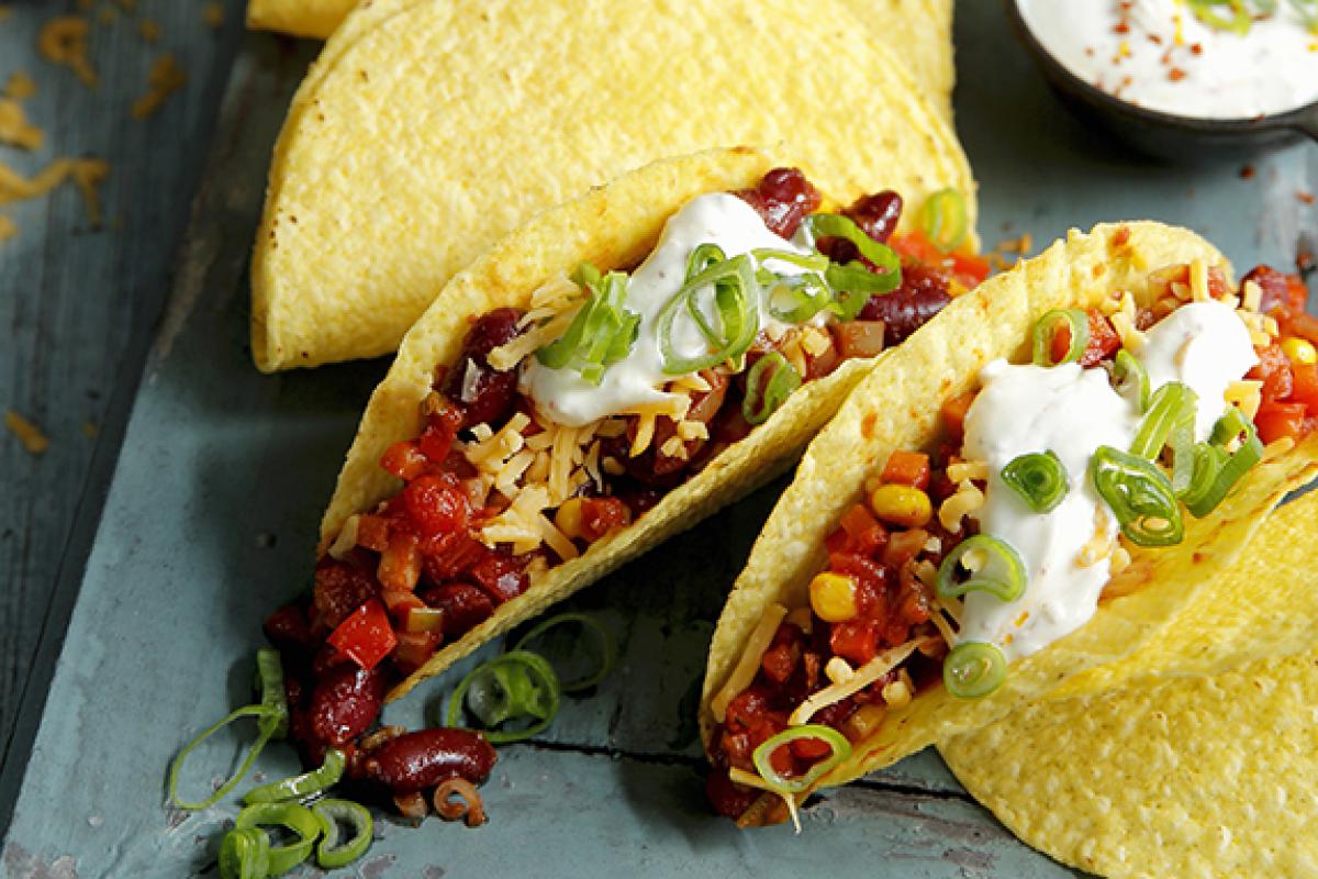 Tacos vegetarianos