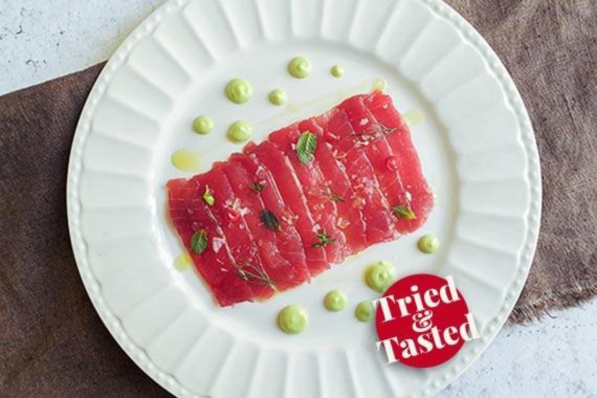 Carpaccio de atún fresco: receta fácil