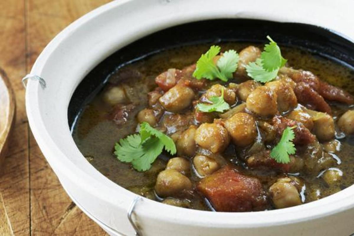 Curry de garbanzos vegano