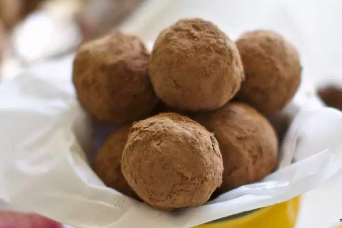 Trufas de chocolate veganas