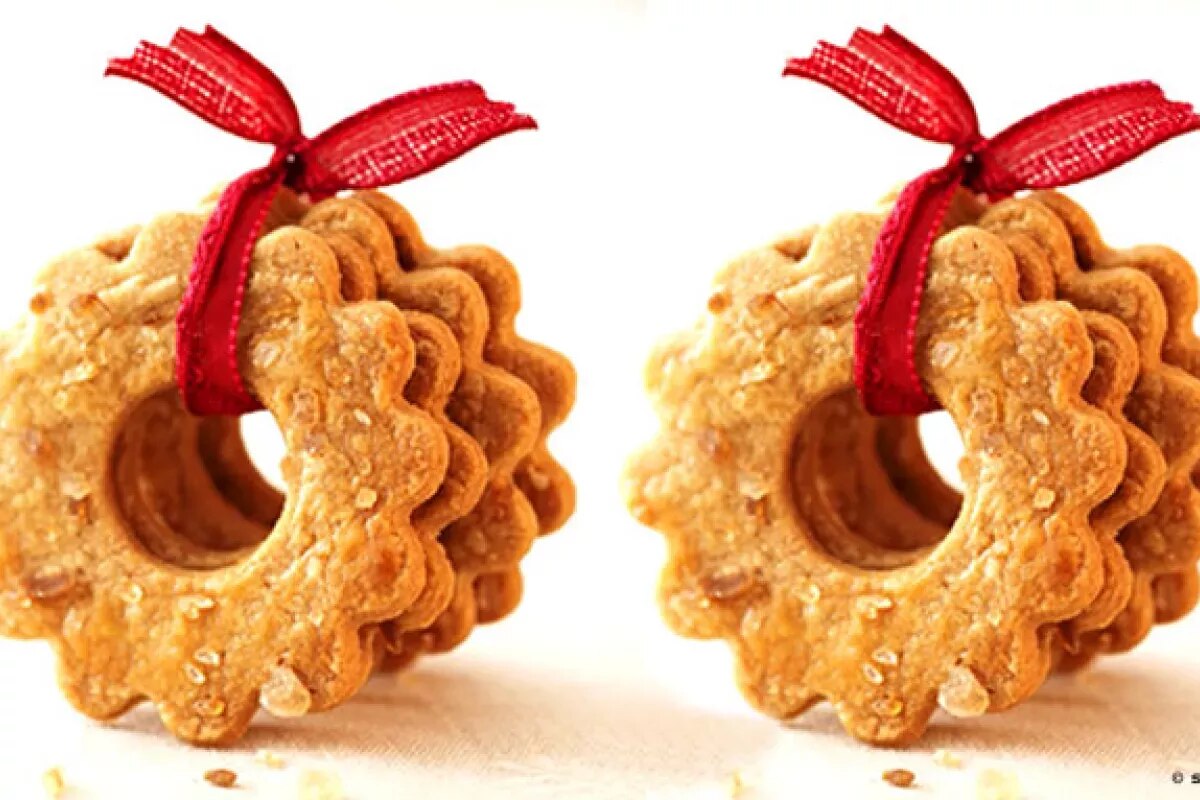 Receta navideña de galletas de mantequilla