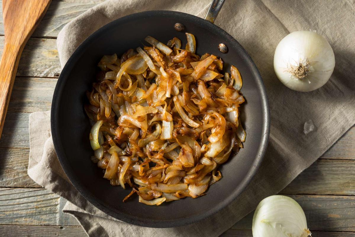 Cebolla caramelizada paso a paso