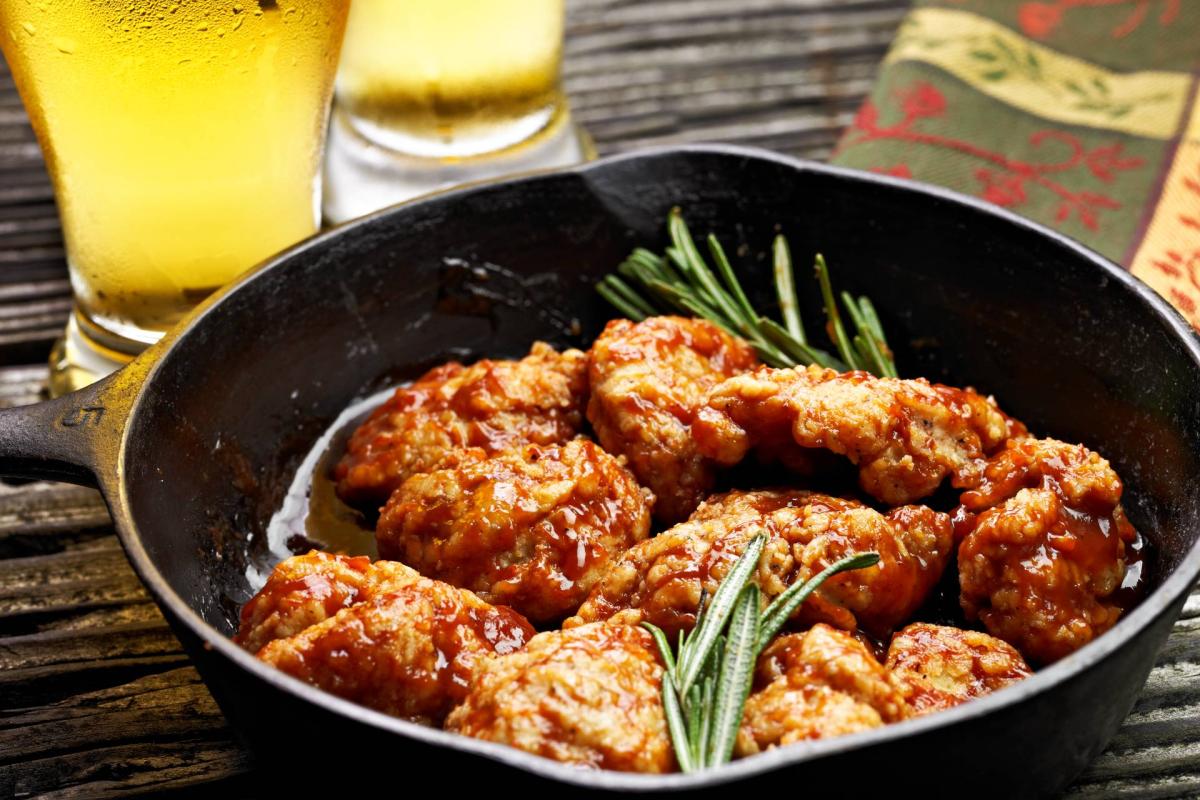 Pollo a la cerveza