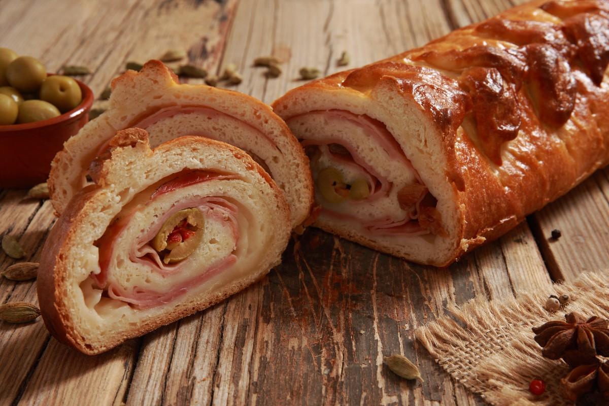 Pan de jamón casero