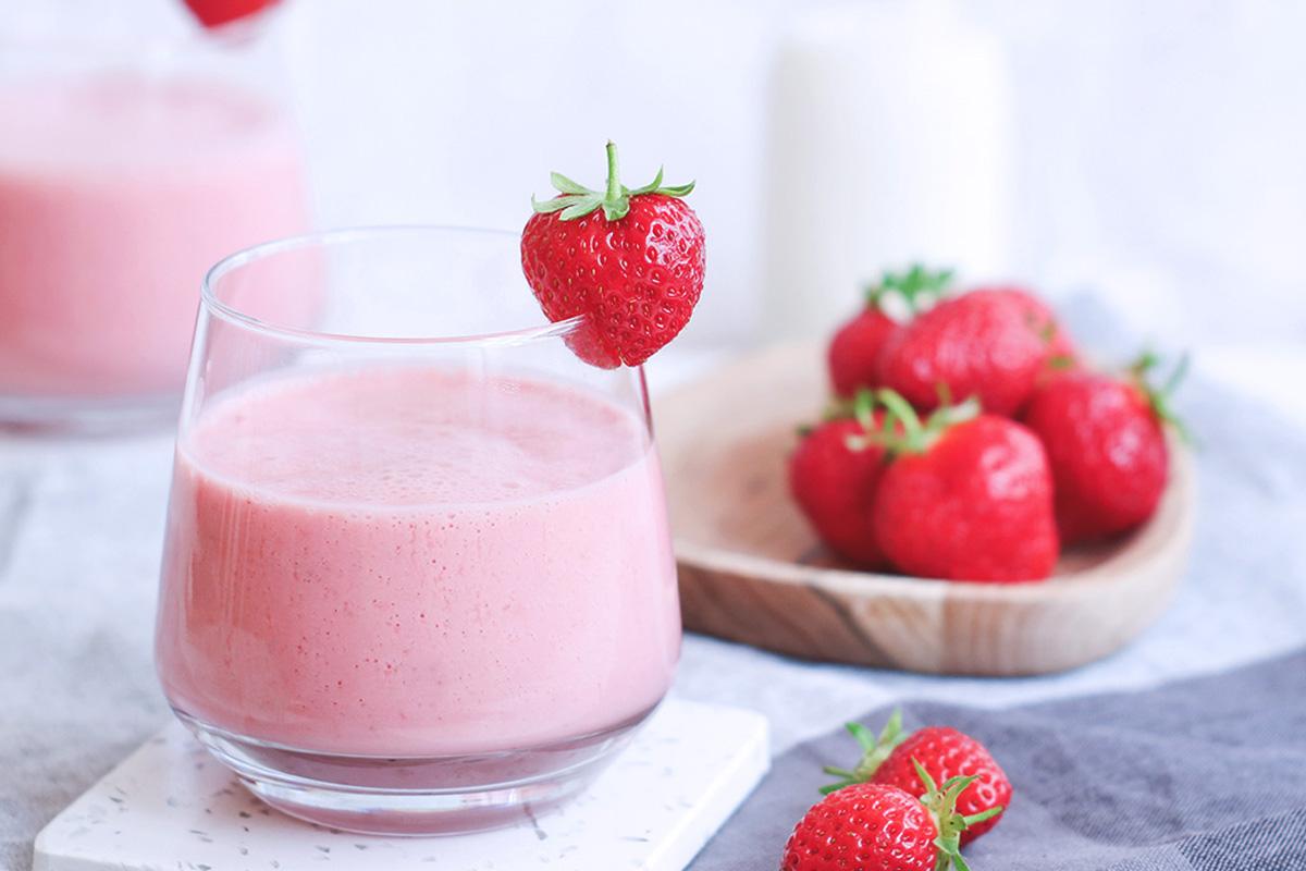 Batido de fresa