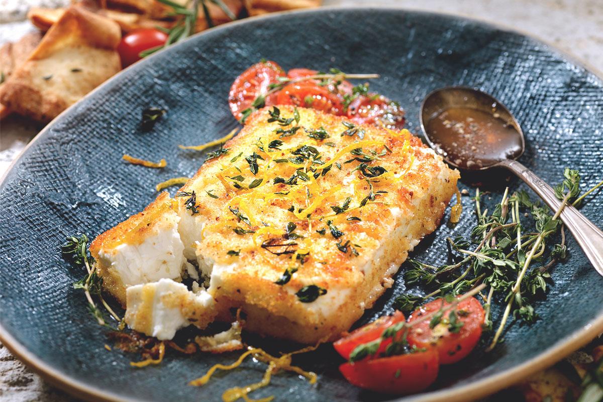 Saganaki de feta