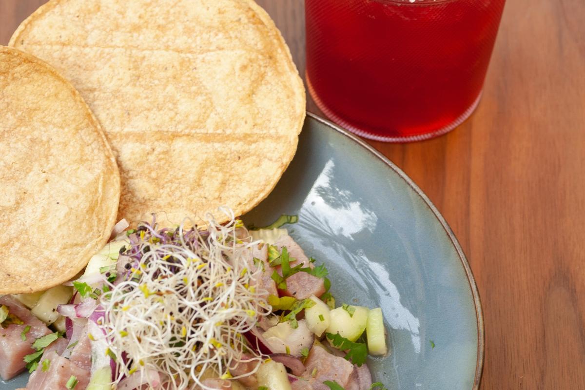 Ceviche de atún