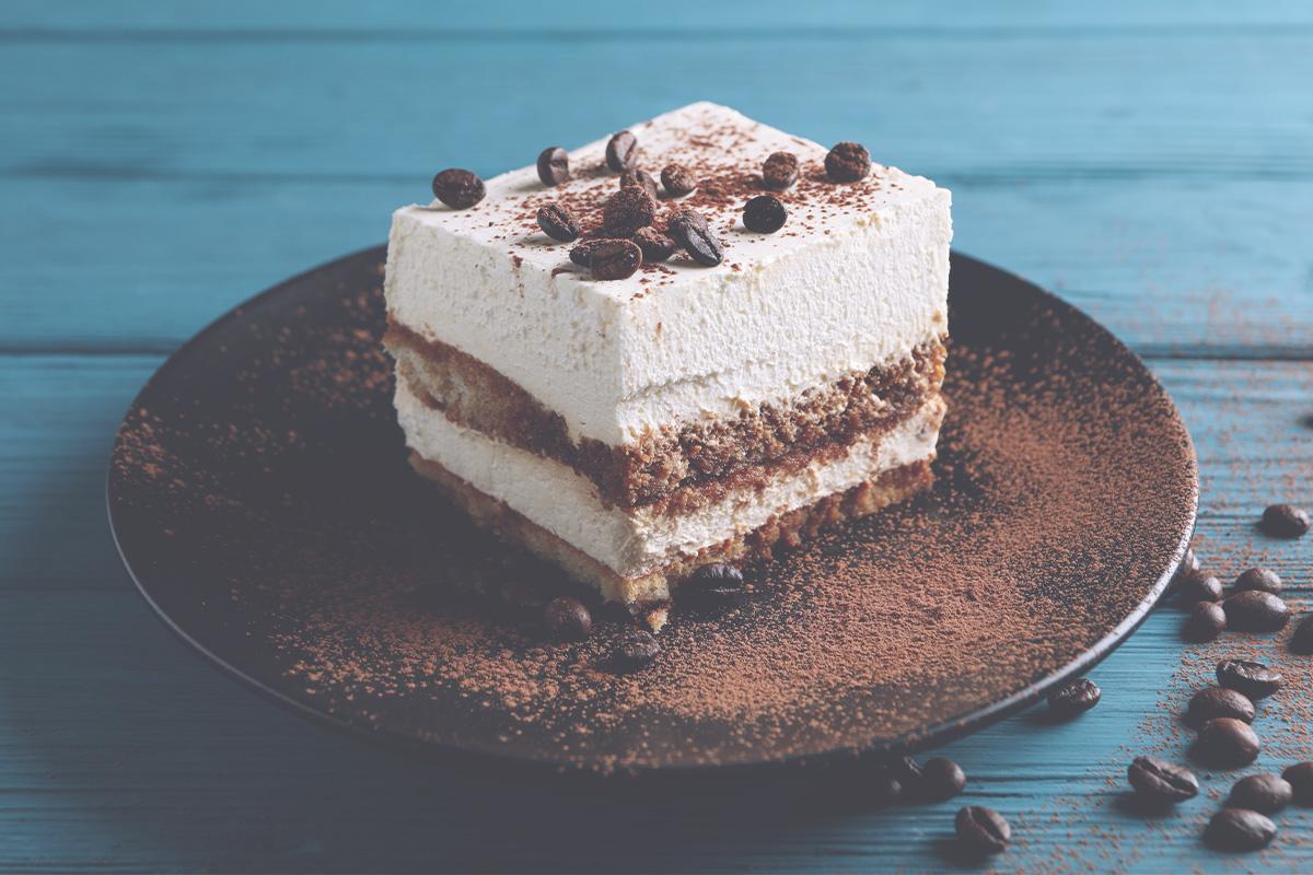 Tarta de café sin horno