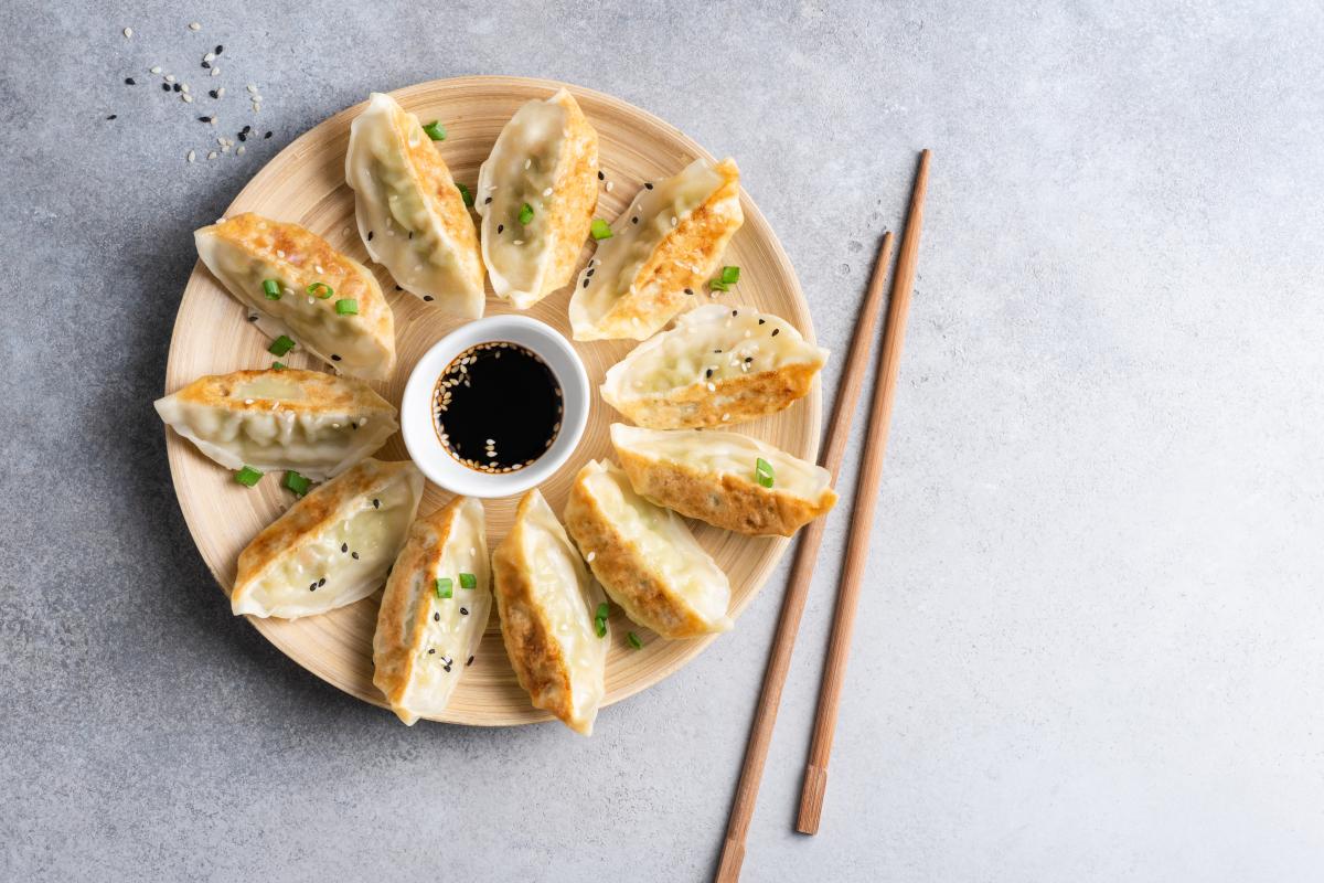 Gyozas de pollo