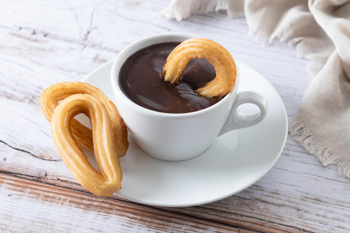 Churros con chocolate